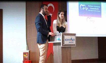 Konyaaltında kalp sağlığı ve sağlıklı beslenme anlatıldı