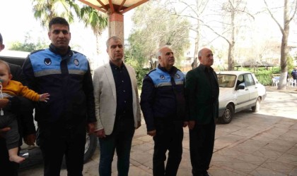 Kozanda caddelerde İstiklal Marşı okundu