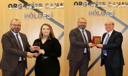 Kütahya Organize Sanayi Bölgesinde ödül töreni