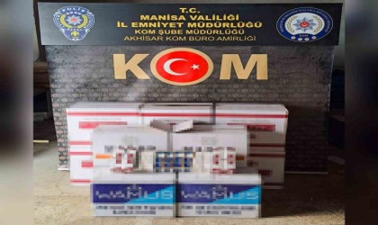 Manisada kaçak tütün operasyonu