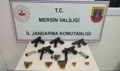 Mersinde silah kaçakçılığı operasyonu: 5 gözaltı