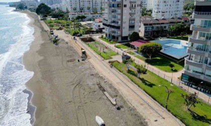 Mezitli sahilinde 13 kilometrelik yeni yol projesi başlatıldı