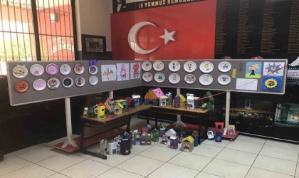 Öğrencilerden “Atıktan Sanata Süreç” sergisi