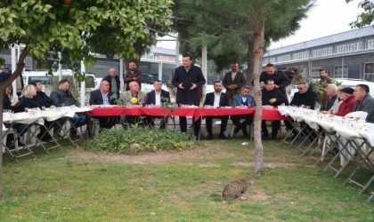 Pehlivan, AYMAS esnafı ile buluştu