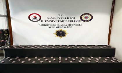Samsunda 2 kişi 4 bin 421 adet sentetik ecza ile yakalandı