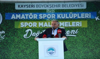Sporcunun dostu başkandan amatör spor kulüplerine destek sürüyor