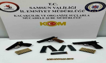 Yolcu otobüsünde 3 tabancayla yakalandı