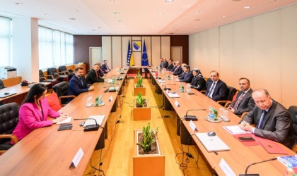 Adalet Bakanı Tunç, Bosna Hersek Adalet Bakanı Bunoza ile bir araya geldi