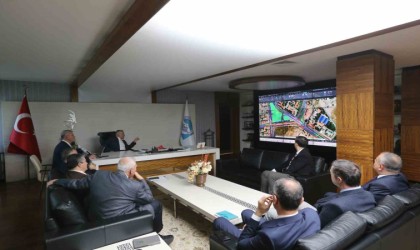 Başkan Büyükkılıça Kartal Katlı Kavşağı brifingi