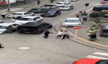 Bursada yol verme tartışması kamerada