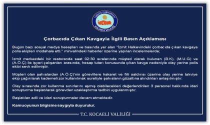Çorbacıda hesap kavgası: Bir müşteri polise saldırdı, 3 kişi gözaltına alındı
