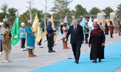 Cumhurbaşkanı Erdoğan, Tanzanya Cumhurbaşkanı Hassanı resmi törenle karşıladı
