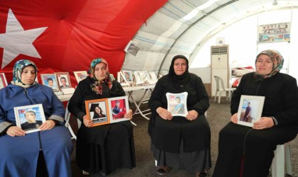 Gözyaşları içinde 20 bayramdır görmedikleri evlatlarının bayramını kutladı