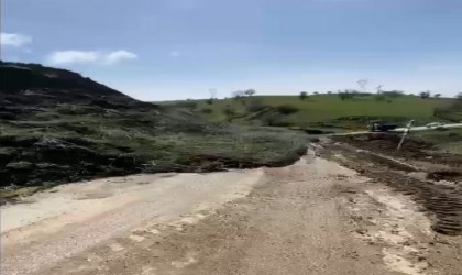 Heyelan anı saniye saniye kaydedildi