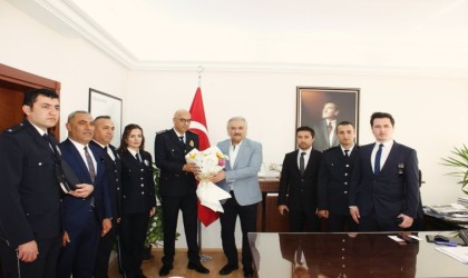 Kaymakam Akça polisleri ağırladı