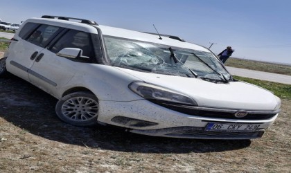 Konyada iki araç çarpıştı: 1 yaralı