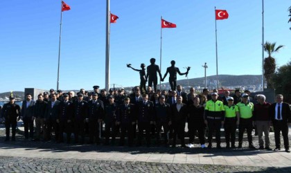 Kuşadasında Türk Polis Teşkilatının 179uncu kuruluş yıl dönümü kutlandı