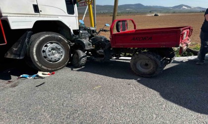 Manisada ATV ile kamyon çarpıştı: 1ölü