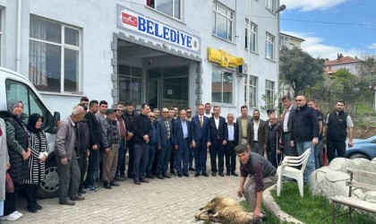 Tavşanlının Balıköy beldesinde devir teslim töreni