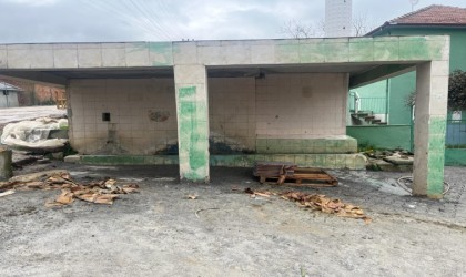 Zamanla yıpranan çeşmeye estetik dokunuş