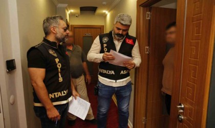 Antalyada günübirlik kiralanan evlere eş zamanlı denetim