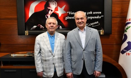 Aziz Yıldırımdan, Başkan Şükrü Erdeme ziyaret