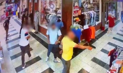 İş yerine silahlı saldırı kamerada