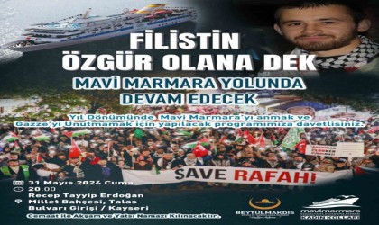 Mavi Marmara şehitleri Millet Bahçesinde anılacak