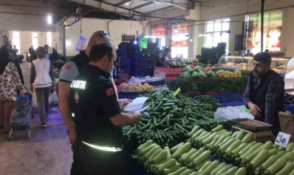 Orhangazi pazar yerinde sıkı denetim