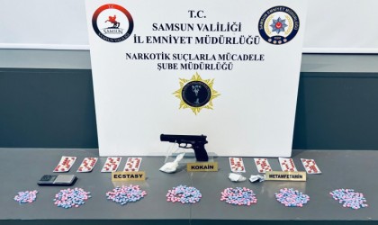 Samsunda uyuşturucuyla yakalanan şahıs gözaltına alındı