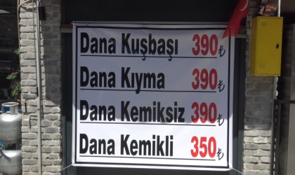 Samsundaki kasaplardan kırmızı ete yüzde 30 indirim