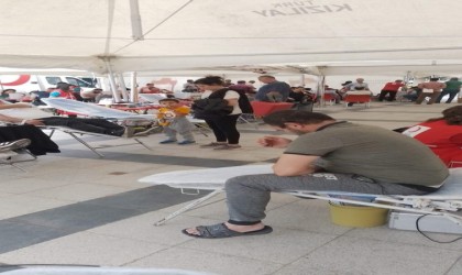Sarıgölde 390 ünite kan toplandı