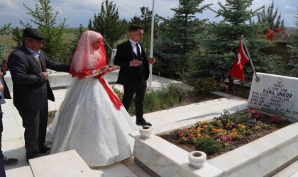 Şehit ailesinin mutlu günü