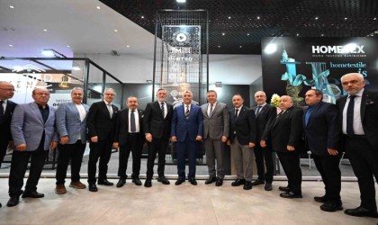 Ticaret Bakanı Ömer Bolat HOMETEX Fuarını ziyaret etti