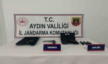 Aydında 7 adet ruhsatsız tabanca ele geçirildi