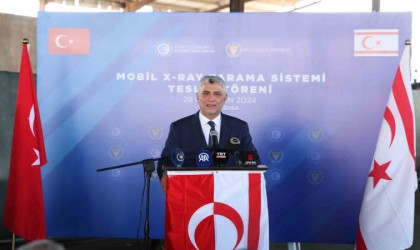 Bakan Bolat, KKTCde Mobil X-RAY Tarama Sistemi teslim törenine katıldı