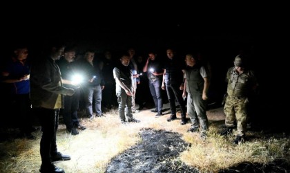 Bakan Yumaklı, Çanakkaledeki yangınları gece boyu takip etti