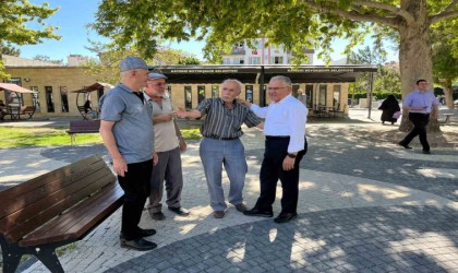 Başkan Büyükkılıç, Emekliler Kafeteryasında vatandaşlarla bir araya geldi