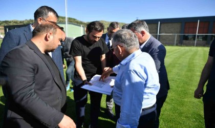 Başkan Büyükkılıç, Erciyes Yüksek İrtifa Kamp Merkezinde incelemelerde bulundu