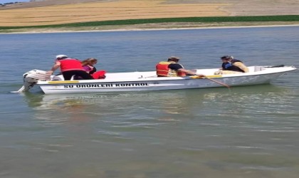 Bozkır Göletinde kaçak ağ operasyonu: 3 yasadışı ağ toplandı