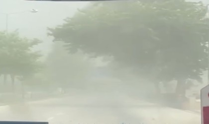 Bursada lodos denizi taşırdı, sahil kenarı göle döndü