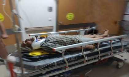 Bursada traktör şarampole yuvarlandı: 1 ağır yaralı