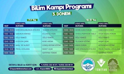 Büyükşehirin yaz bilim kampı için kayıtlar başladı