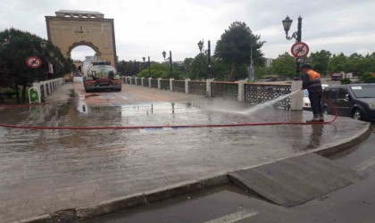 Çarşambada temizlik çalışması