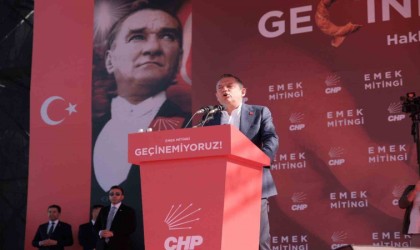 CHP Genel Başkanı Özel, Emek Mitinginde konuştu