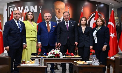 CHP heyetinden MHPye bayram ziyareti