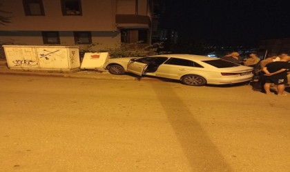Dur ihtiarına uymayarak kaçan sürücü kaza yapınca yakalandı