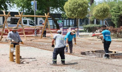 Eskihisardaki çocuk parkı yenileniyor