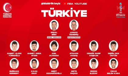 FIBA U17 Basketbol Dünya Kupasında Millilerin 12 kişilik kadrosu belli oldu