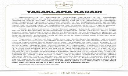 Iğdırda gösteri yürüyüşü ve açık hava toplantı yasağı